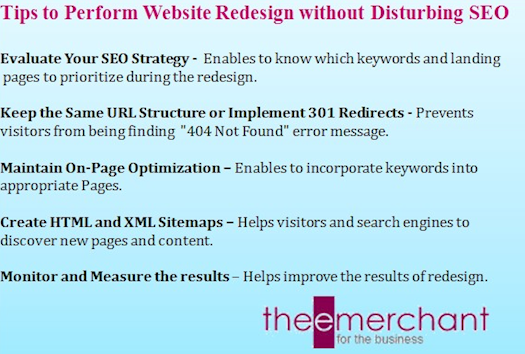 Website Redesign Tips Without Disturbing SEO