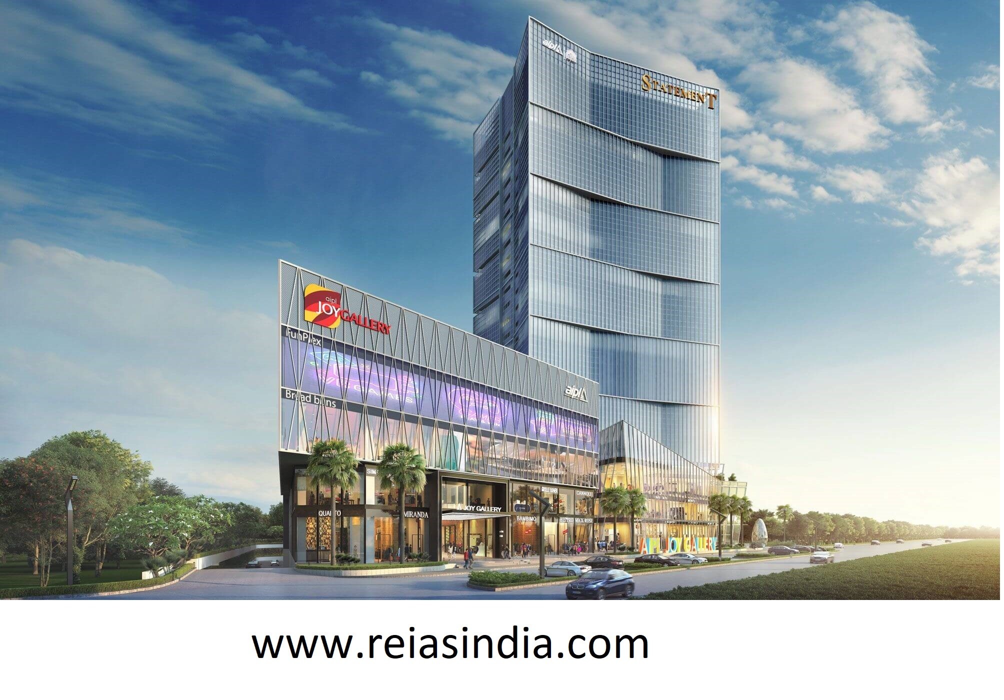 Book commercial office space at Aipl Joy Gallery | ReiasIndia