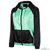 Black and Green Windbreaker for Men