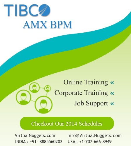 Tibco AMX-BPM Online Training