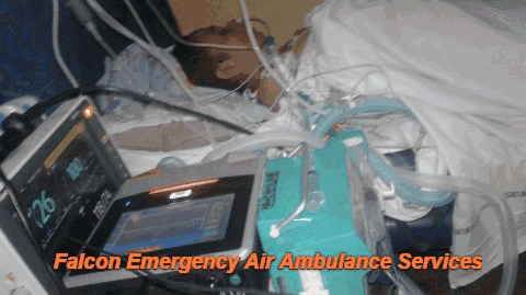 Falcon Emergency Air Ambulance Services in Delhi