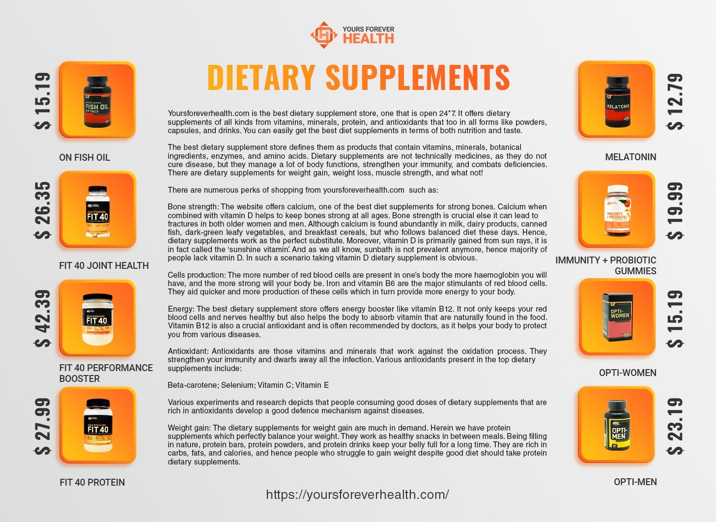 Boost Your Overall Health with Dietary supplement your need the most