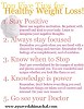 Healthy Weight Loss Tips!