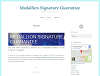 Medallion Signature Guarantee on Wordpress