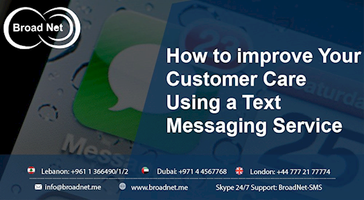 How to improve Your Customer Care Using a Text Messaging Service