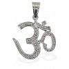 Stylish Silver Diamond Pendants Online - Jewelslane