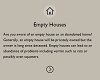 Empty Houses - One of the services we have to offer. 