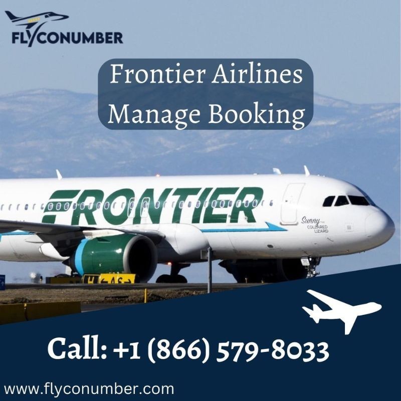Frontier Airlines manage booking