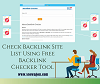 Free Backlink Checker Tool Online