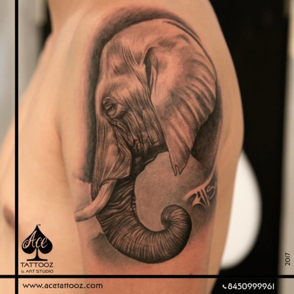 Top 15 Unique Ganesha Tattoos | Ace Tattooz Studio 