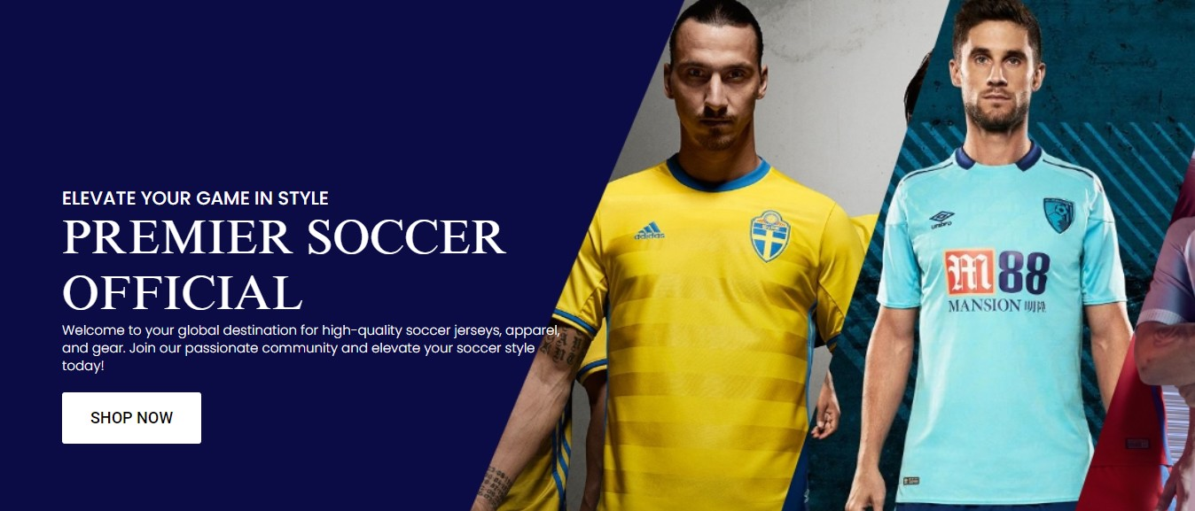 High-Quality Soccer Jerseys, Apparel, and Gear.