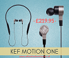 KEF MOTION ONE Porsche Design Bluetooth In-Ear Headphone - Black
