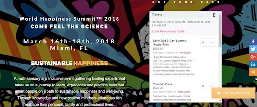life balance events - world happiness event 2018