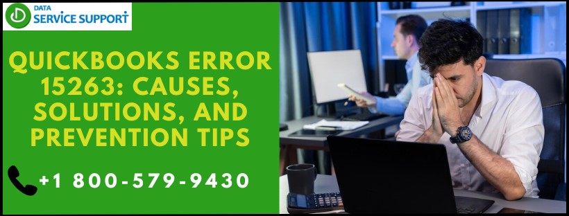 QuickBooks Error 15263 Fix: Step-by-Step Solutions