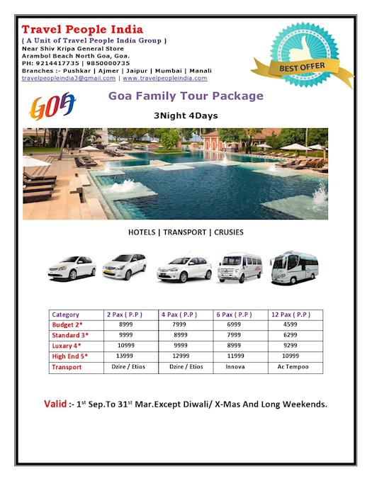 Goa Family Tour Package