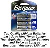 Energizer L91 AA Lithium Batteries