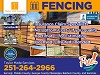 Fencing Contractor in Semmes Alabama 2966