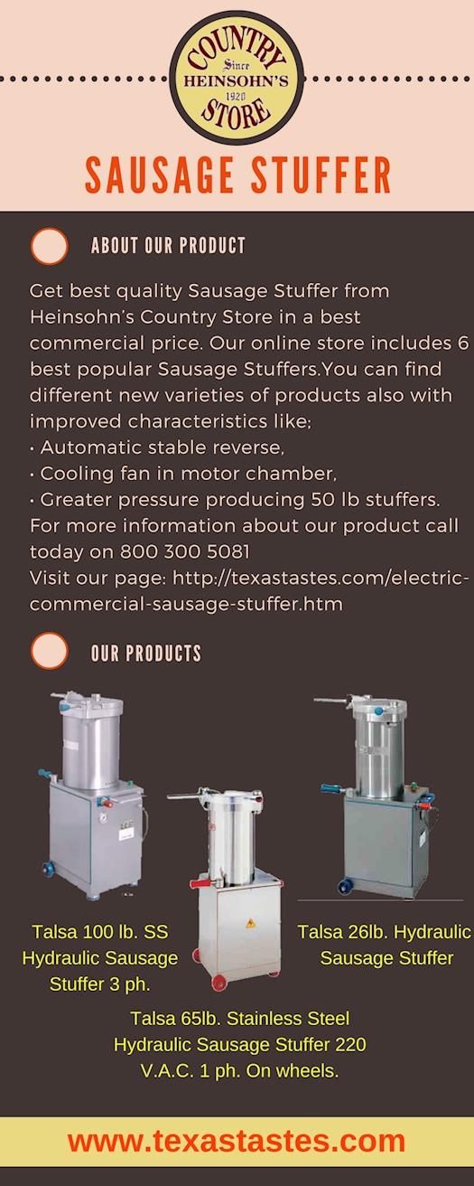 Best quality Sausage Stuffer-Available at best price