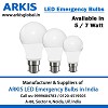 ARKIS LED Emergency Bulbs in India