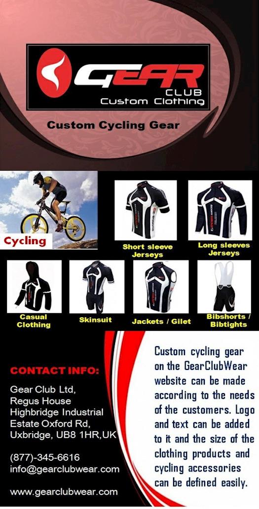 Custom Cycling Gear | Gear Club Ltd