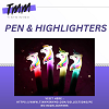 Pen & Highlighters