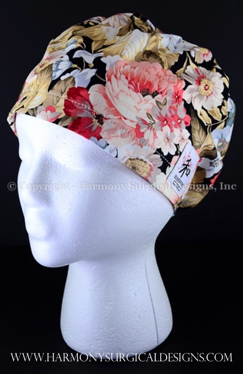 Floral EURO Scrub Hat