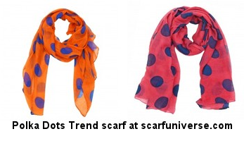 Polka Dots scarf at http://scarfuniverse.com/