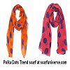 Polka Dots scarf at http://scarfuniverse.com/