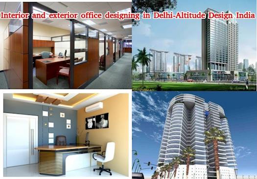Interior and exterior office designing in Delhi-Altitude Design India