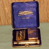 1922 Gillette Tuckaway Gold Shaving Set