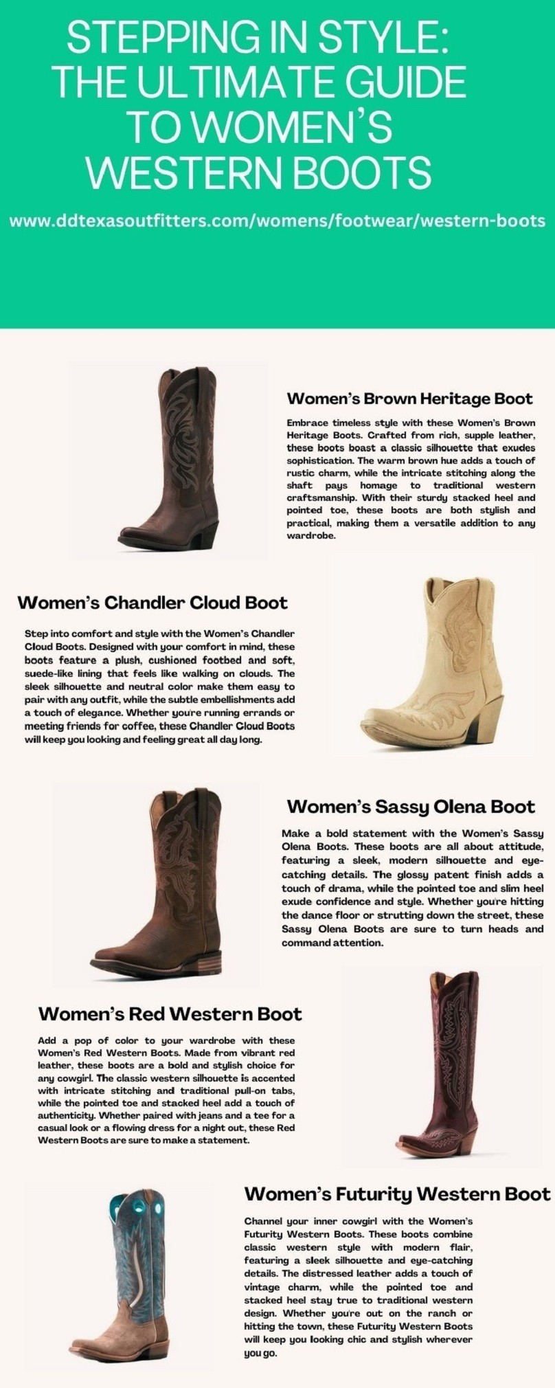 Stepping in Style The Ultimate Guide to Women's Western Boots