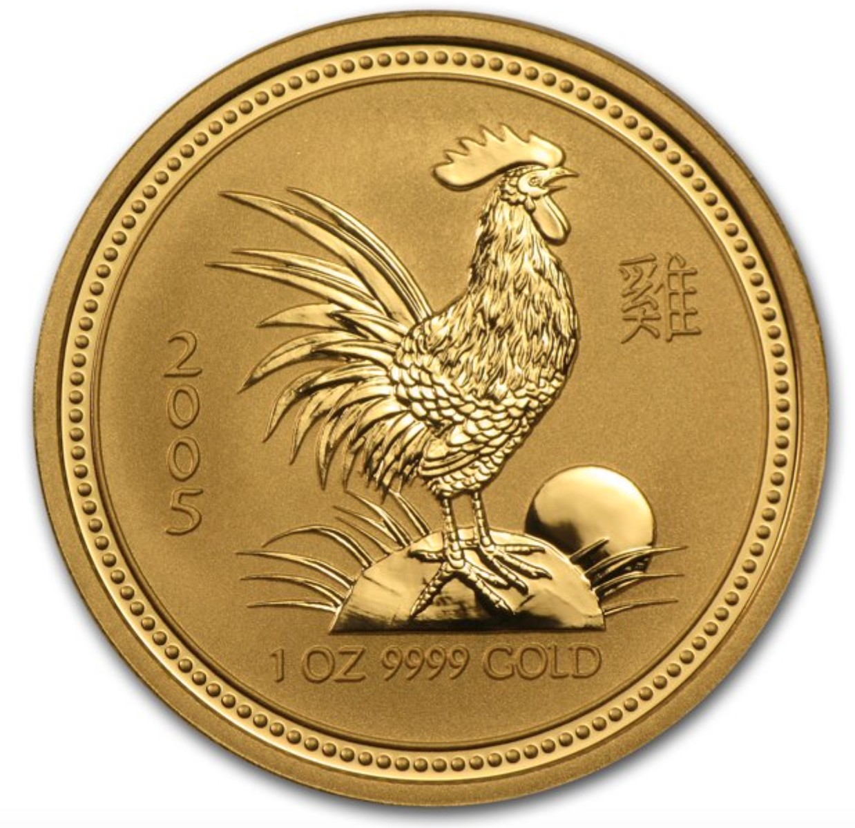 CNY Gold Coin - Rooster