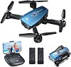 FPV Drones with Camera for Kids Beginners Adults Gift Ideas Foldable RC Drone Easy Control Safe Desi