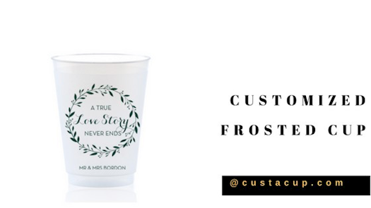 Get Bulk Custom Printed Frost Flex Cups Wholesale At CustACup