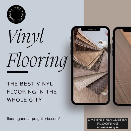 Carpet Galleria Vinyl Flooring Offers Elegance and Cushioned Support