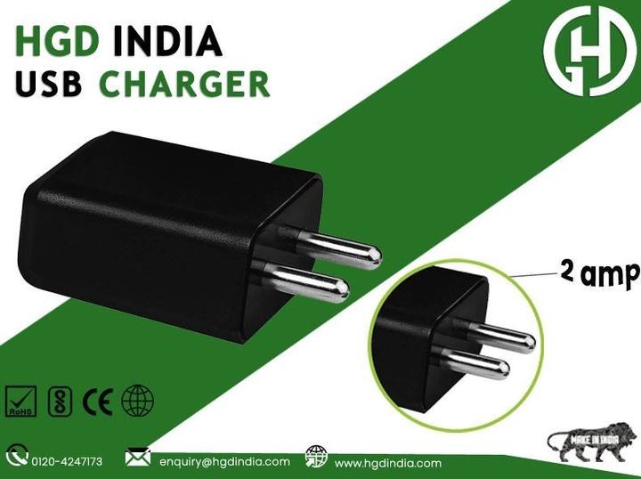 HGD 2 Amp USB Charger Manufacturers in Delhi NCR