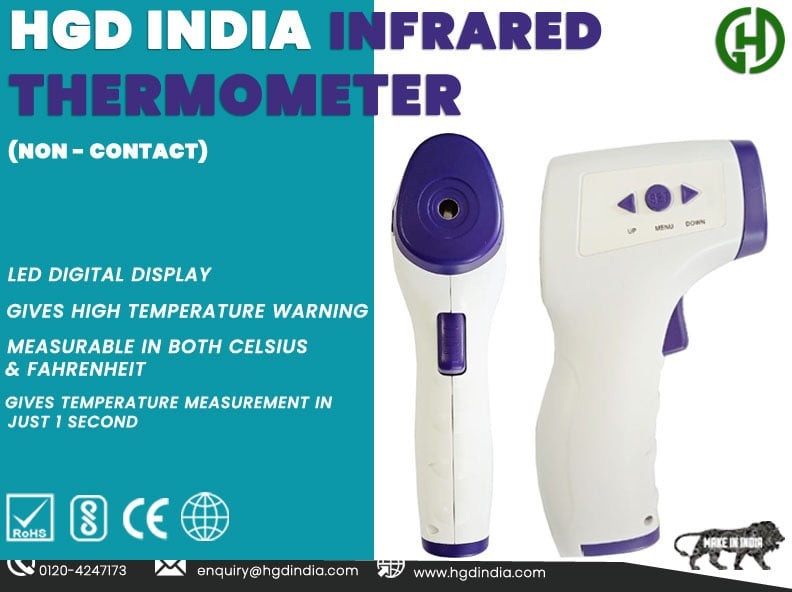 HGD INDIA Non - Contact Infrared Thermometer Manufacturers in Delhi NCR