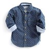 Blue Polka Dot Shirts For Boys