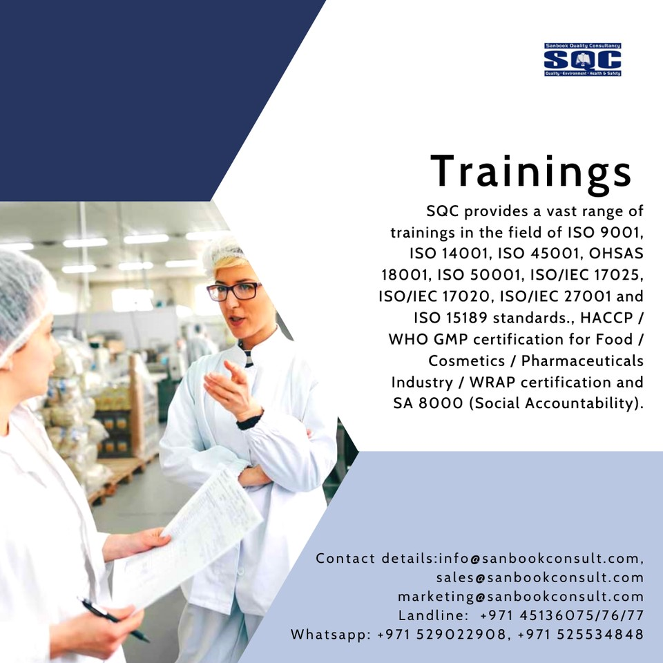 ISO Training Consultancy and Audits Dubai