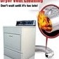 A dryer vent gets clogged regularly and this leads