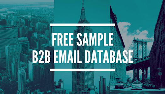 Premium Quality B2B Email Database