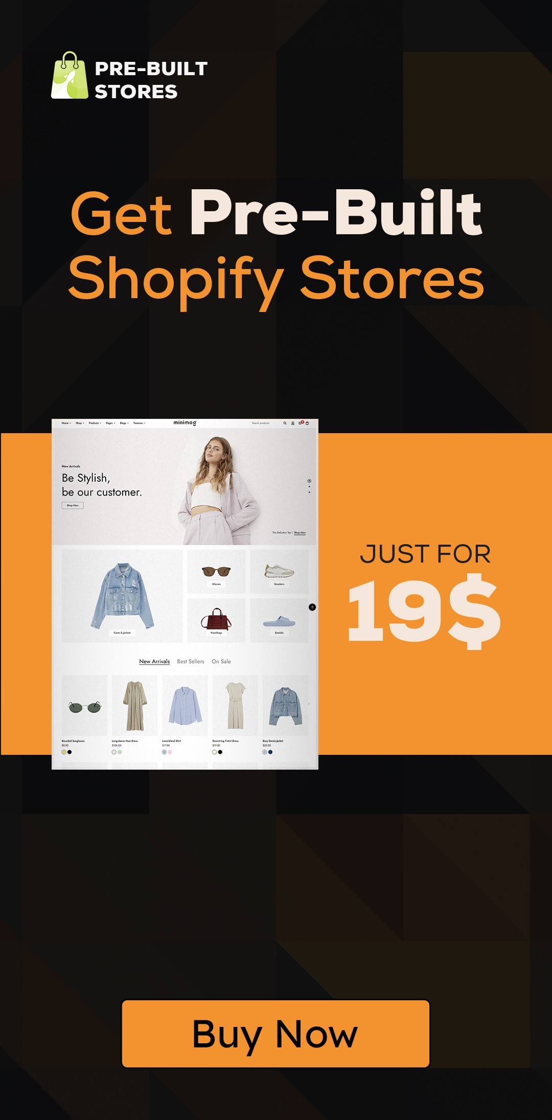 Pre-built Shopify Stores for Sale