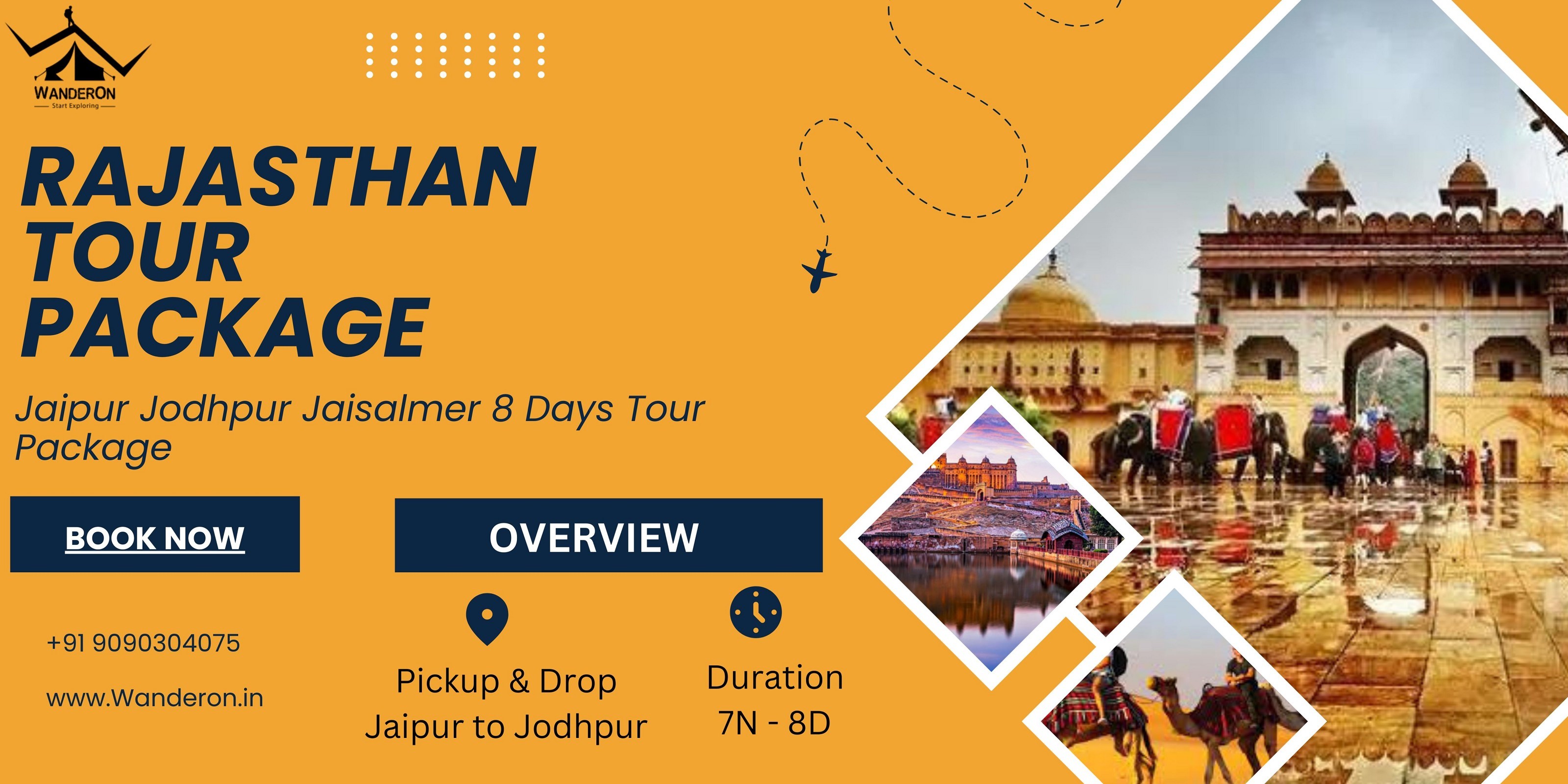 Jaipur Jodhpur Jaisalmer: 8-Day Rajasthan Tour with Wander On!