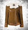 Devilson Shearling Lined Jacket Brown