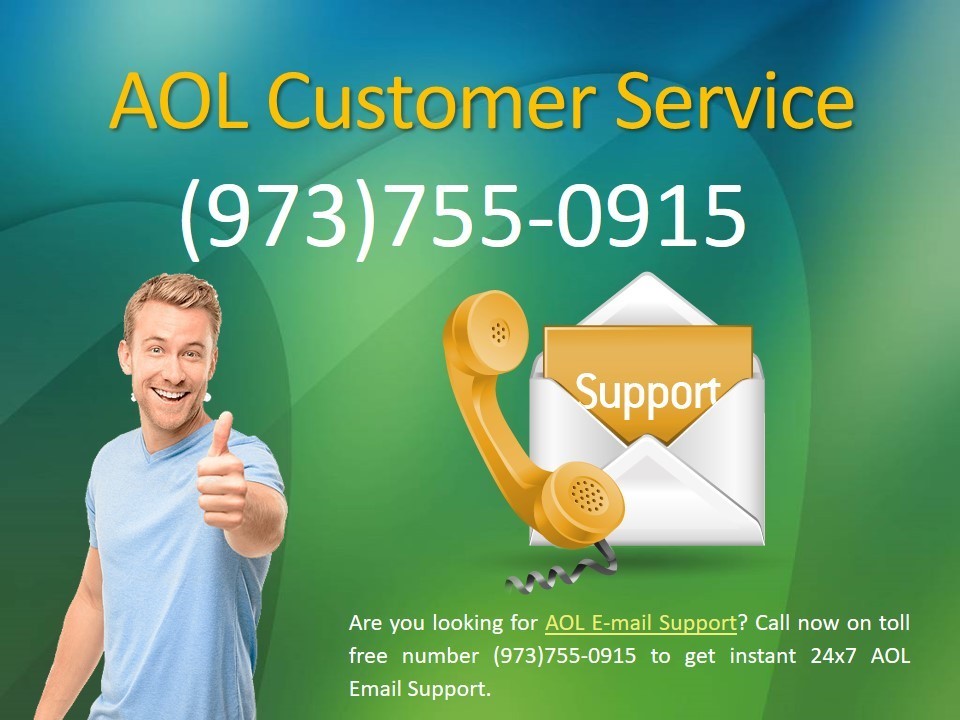 AOL Customer Support Number (973)755-0915