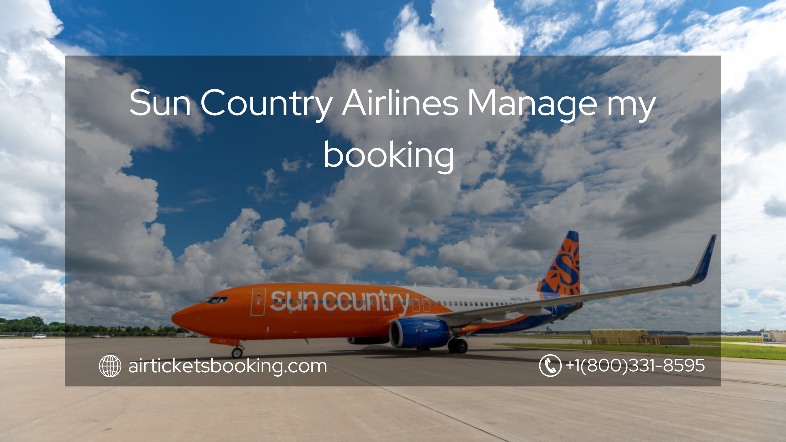 Sun Country Airlines manage my booking 