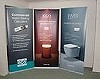 Pull up Banner Stands look great