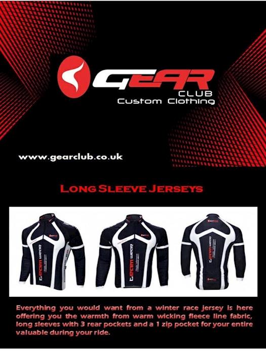 Custom Long Sleeve Cycling Jersey 