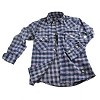 Blue Small Checked Flannel Shirts