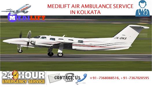 Now Get Inexpensive Medilift Air Ambulance Service in Kolkata